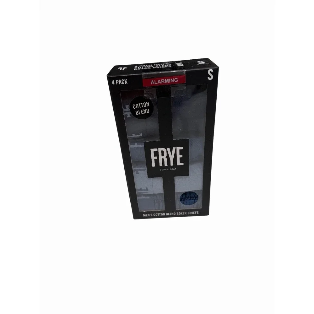 FRYE Bamboo Blend Men's Boxer Briefs - 4 Pack - S - Brand New NIB